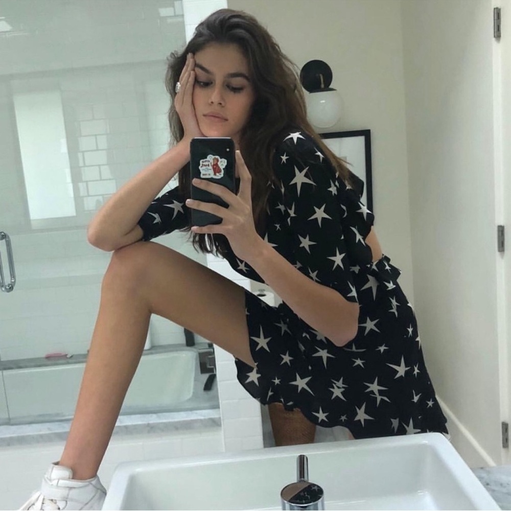 Réalisation Par Goldie Dress Star Struck print - Picture 3 of 11